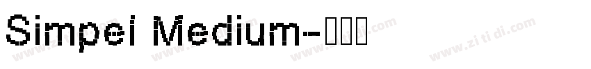 Simpel Medium字体转换